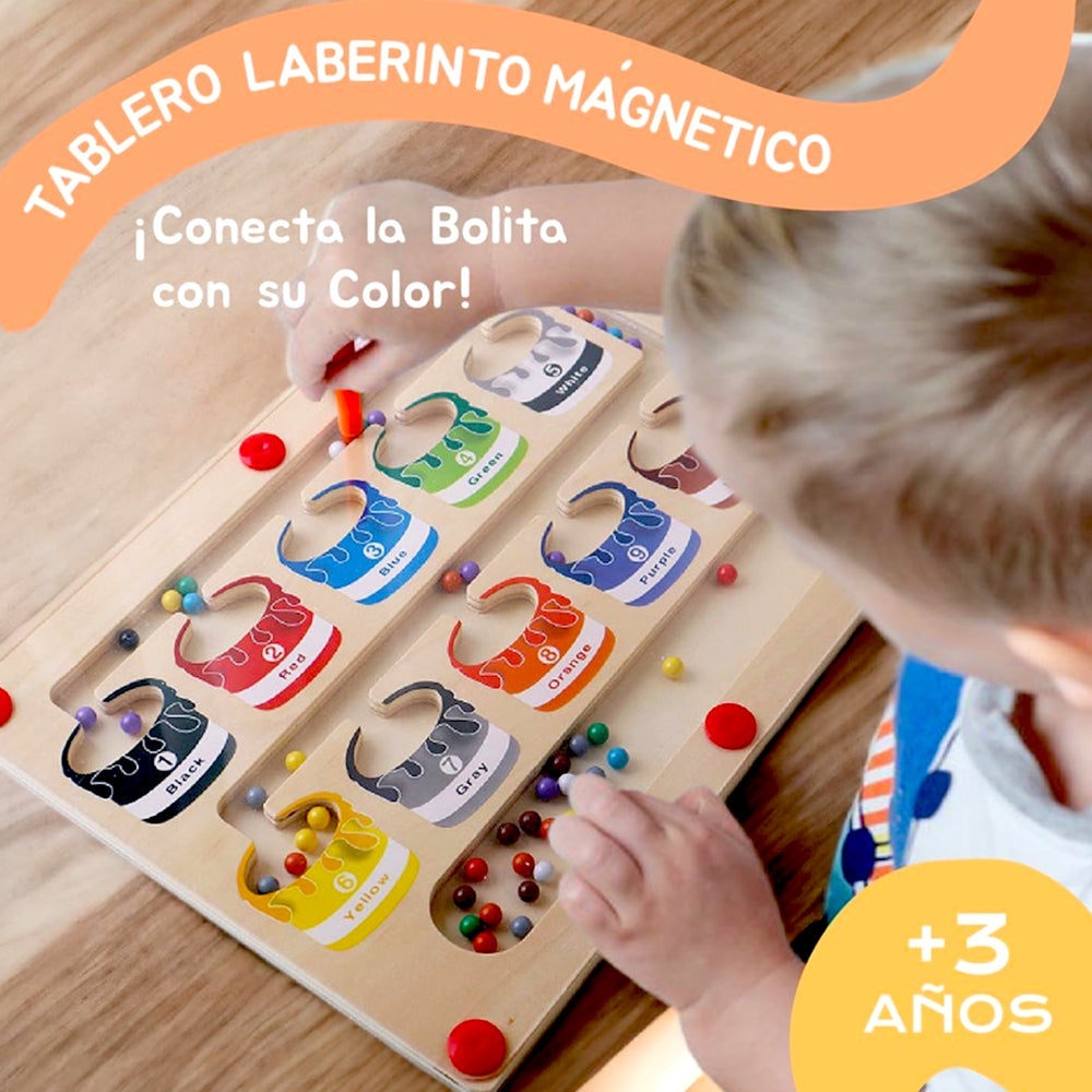 Laberinto Magnético de colores