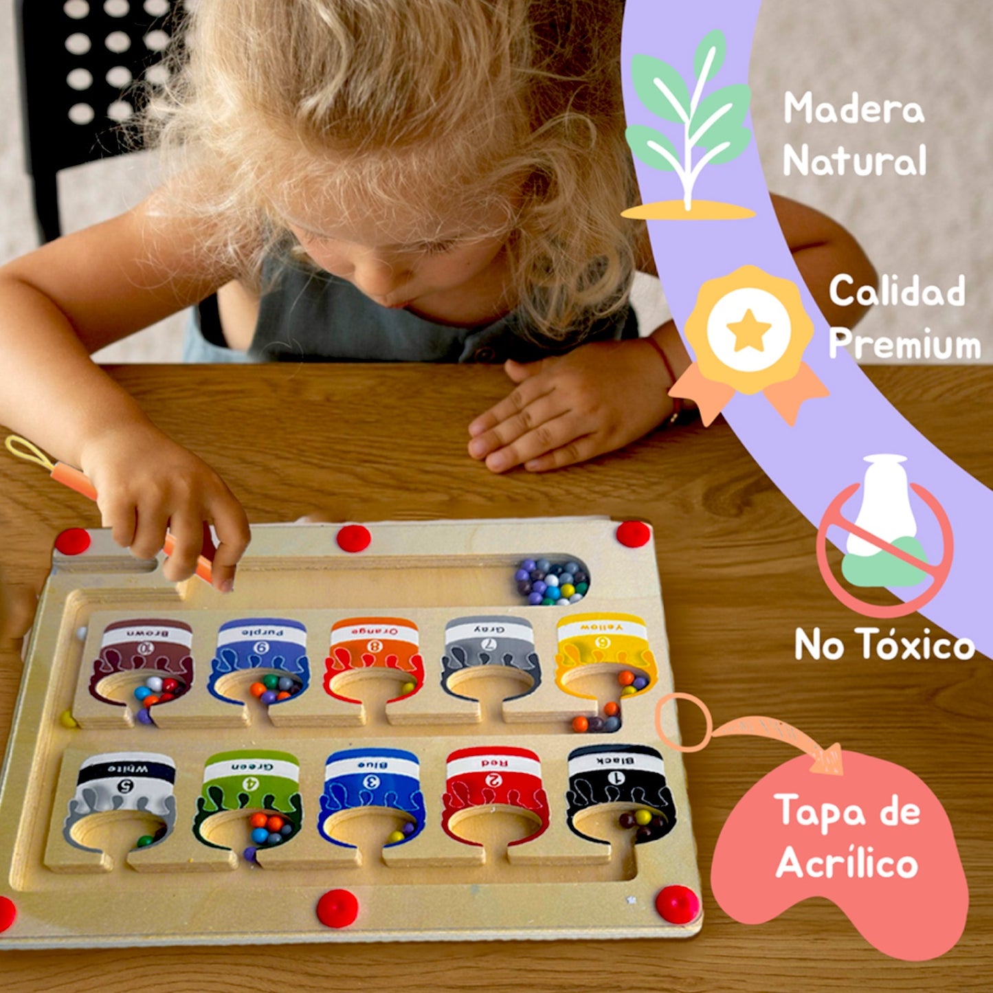 
                  
                    Laberinto Magnético de colores
                  
                